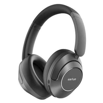 EarFun Wave Life Bluetooth Headphones, Hybrid Noise Cancelling Headphones, 4 Mics AI ENC, Deep Bass, Bluetooth 5.4, 60H Playtime, Multipoint Connection, App