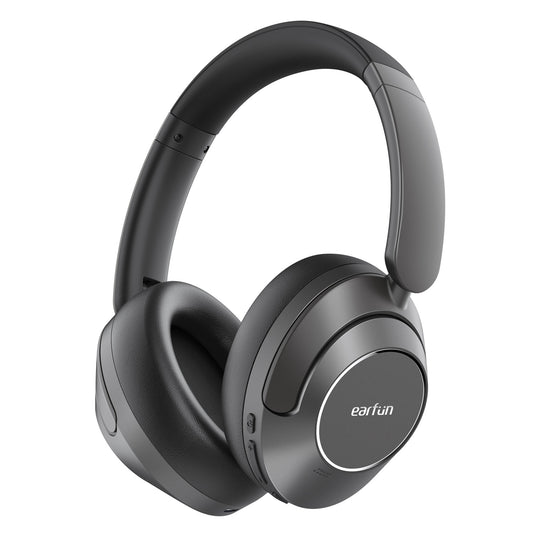 EarFun Wave Life Bluetooth Headphones, Hybrid Noise Cancelling Headphones, 4 Mics AI ENC, Deep Bass, Bluetooth 5.4, 60H Playtime, Multipoint Connection, App