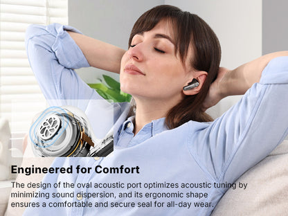 Air Pro 4+ Adaptive Noise Cancelling Wireless Earbuds, Qualcomm aptX Lossless, Snapdragon Sound, Dual Drivers, 6 Mics AI Clear Calls, Hi-Res Sound, LDAC, Bluetooth 6.0, 54H Playtime