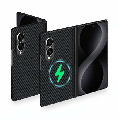 Samsung Galaxy Z Fold 8 Hinge Protection Carbon Fiber Case