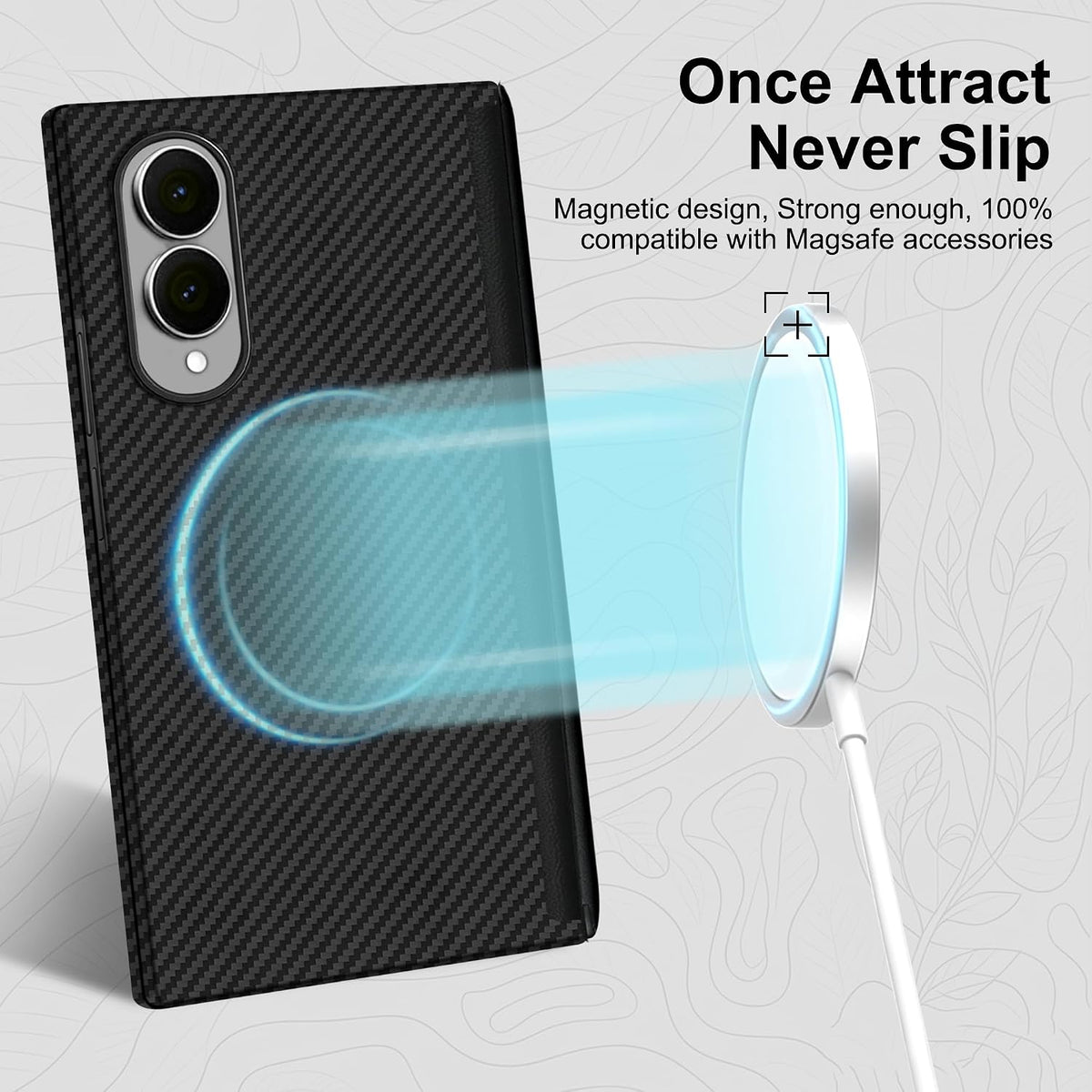Samsung Galaxy Z Fold 8 Hinge Protection Carbon Fiber Case