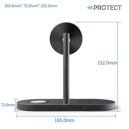 X23 PRO 3 in 1 Magnetic Phone Stand Wireless Charger