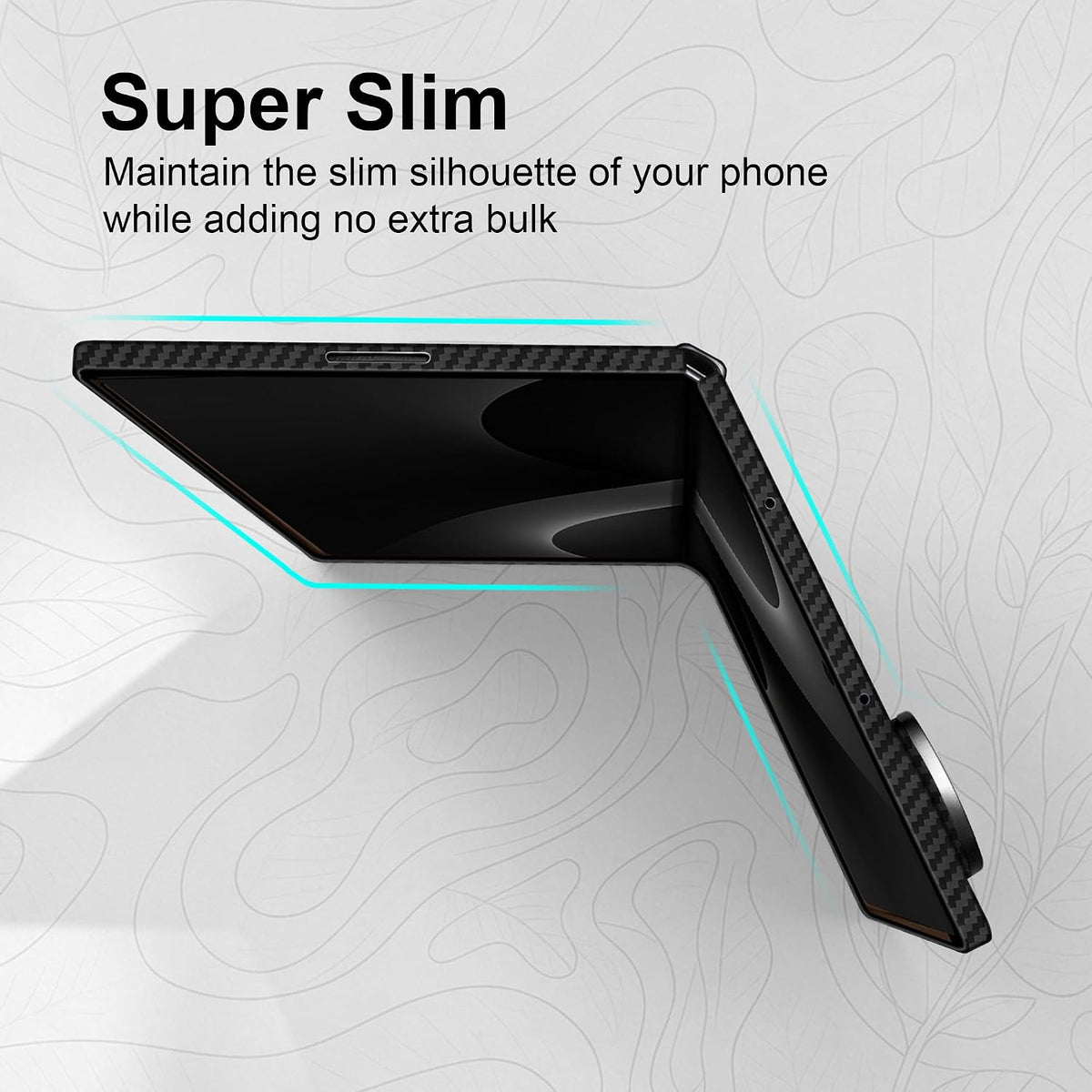 Samsung Galaxy Z Fold 8 Hinge Protection Carbon Fiber Case