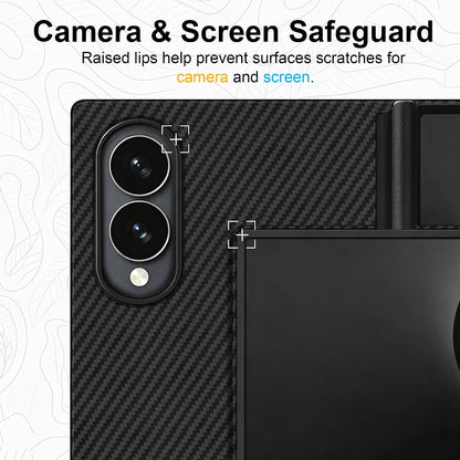 Samsung Galaxy Z Fold 8 Hinge Protection Carbon Fiber Case