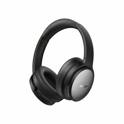 EarFun Tune Pro Active Noise Canceling Headphones, Wireless Bluetooth Headphones with 5 Mics,120H Playtime, Hi-Res Audio, Custom EQ via App, Comfortable Fit, Bluetooth 5.4, Multipoint Connection