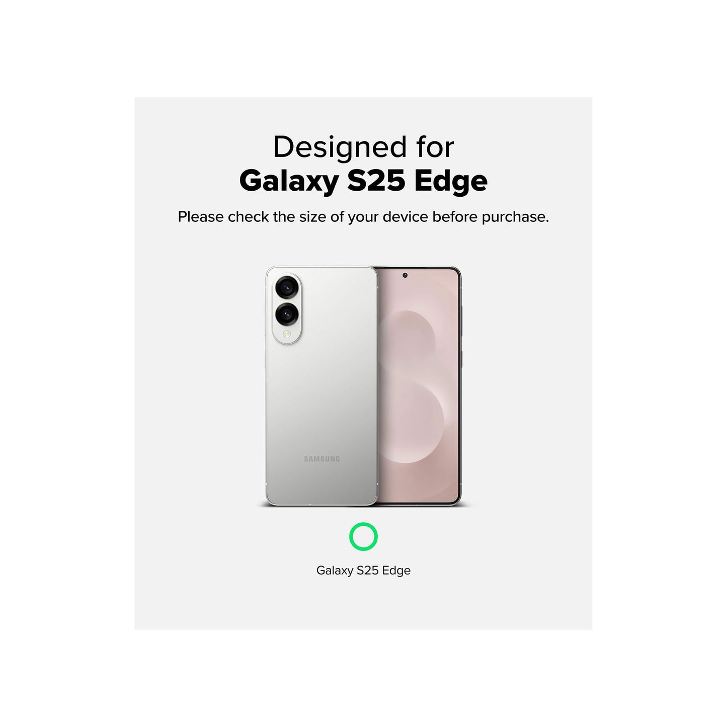 PROTECT Samsung S25 Edge Magnetic Clear Phone Case | Slim Design | MagSafe Compatible | Anti-Scratch Protection | Model: MSAMS25E