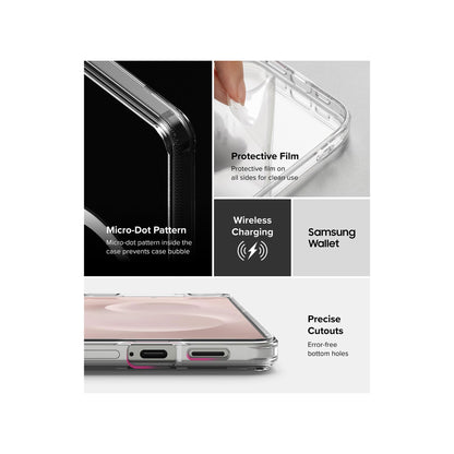 PROTECT Samsung S25 Edge Magnetic Clear Phone Case | Slim Design | MagSafe Compatible | Anti-Scratch Protection | Model: MSAMS25E