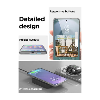 PROTECT Samsung S25 Edge Magnetic Clear Phone Case | Slim Design | MagSafe Compatible | Anti-Scratch Protection | Model: MSAMS25E