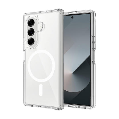 PROTECT Magnetic Clear Case for Samsung Galaxy Z Fold 7 | Dual-Layer Shock Protection | Snap-On Design | Wireless Charging Compatible | Model: MSFLD7