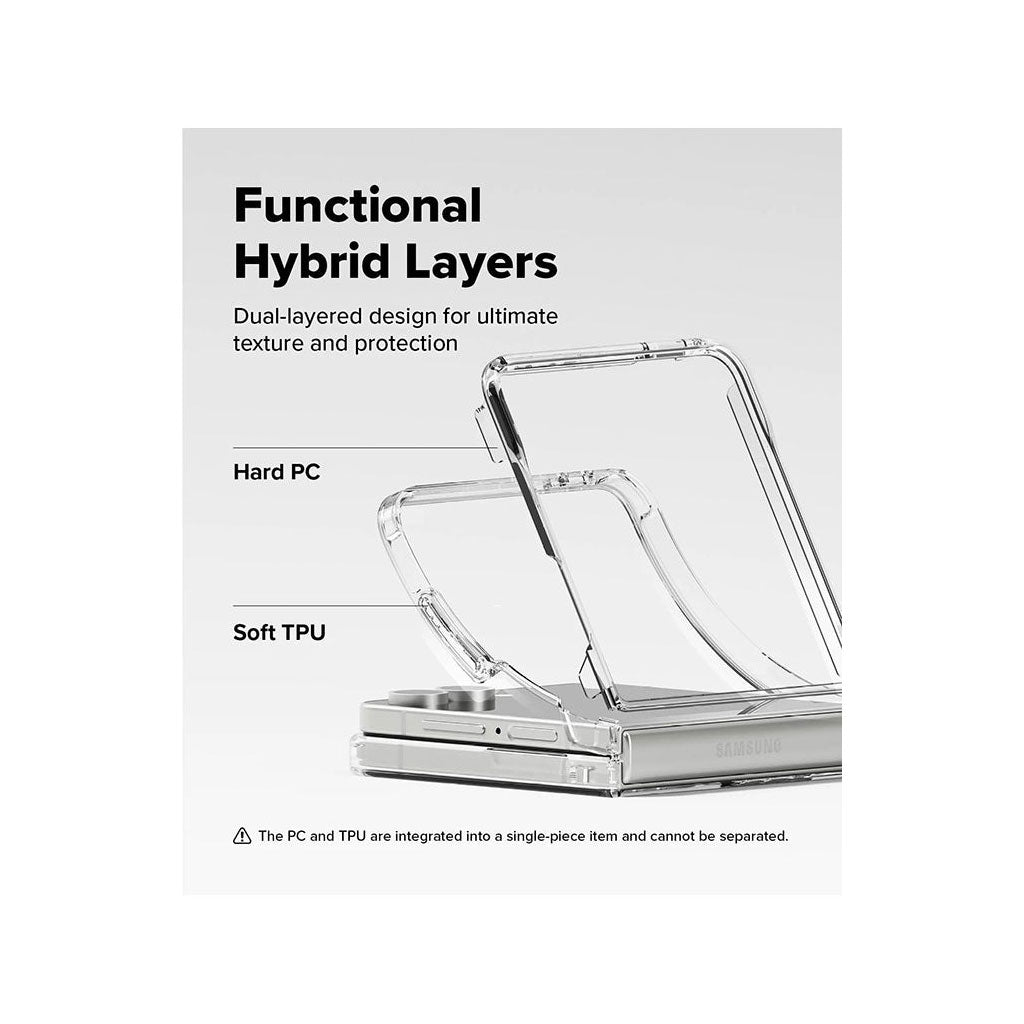 PROTECT Magnetic Clear Case for Samsung Galaxy Z Flip 7 | Slim Shockproof Design | Easy Snap-On Fit | Wireless Charging Friendly | Model: MSFLP7