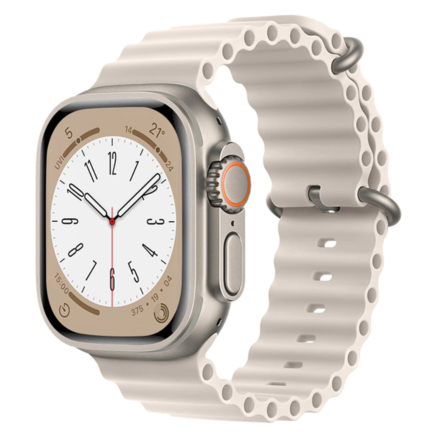 Silicone Ocean Strap Compatible With Apple Watch Band 38/40/41mm