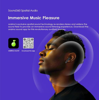 FreePods Neo True Wireless Earbuds 50H Play Time Bluetooth TWS Earphone with APP Control, Anifast Fast Charging,Sound360 Spatial Audio