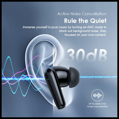 Oraimo Rhyme Anc Noise Cancellation Thumping Bass True Wireless Earbuds Black OEB-E06DN