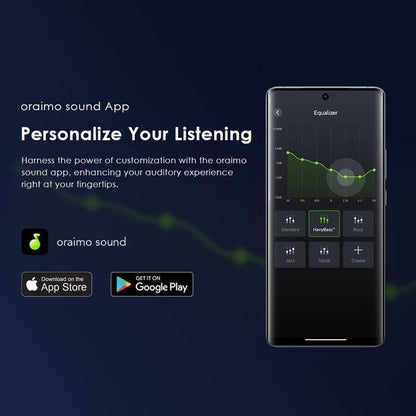 Oraimo SpaceBuds Z Active Noise Cancelling Bluetooth Earphones, Sound360 Spatial Audio True Wireless Earbuds,4 Mics for AI Clear Calls,38H Playtime,Dual Device Connectivity, Customization via App Black